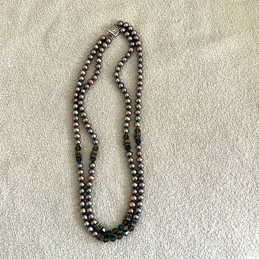 Beaded necklace, costume jewelry